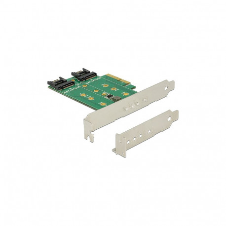 "PCI Express Karte > 3 x M.2 Slot - Low Profile Formfaktor"