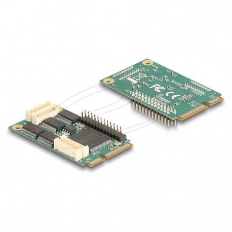 Mini PCIe I/O PCIe täissuuruses 4 x jada RS-232, 1 x paralleel