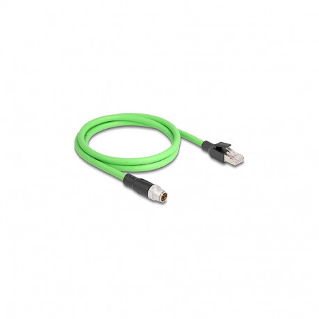 Delock M12 X-kodeeringuga 8 Pin kaabel pistik-pistik PUR (TPU) 5 m