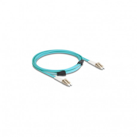"Delock LWL Kabel mit Metallarmierung LC Duplex zu LC Duplex Multimode OM3 3 m"