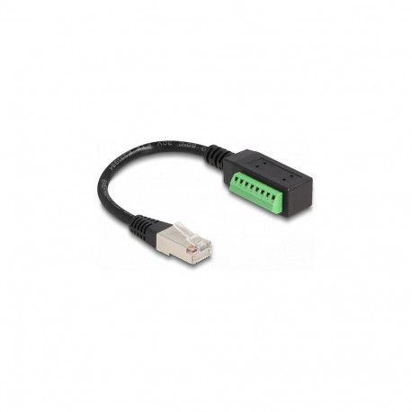 Delock RJ45 Cat.5e kaabel pistikust klemmliistu adapter 21,5 cm