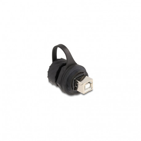 Delock USB 2.0 B-tüüpi pesa-pesa kaabliühendus bajonett-kinnitusega korgiga süvistatav IP68 tolmu- j