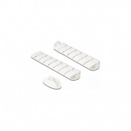 "Delock Kabelkanal für Schreibtisch 740 x 75 mm höhenverstellbar weiß"