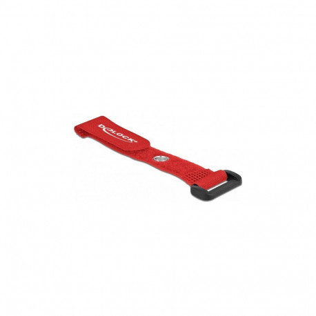 Delock takjakinnitusega kaabliköidised aasaga ja kinnitusöösiga L 150 x B 20 mm, 5 tk, punased