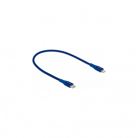 "Daten- und Ladekabel USB Type-C™ zu Lightning™ für iPhone™, iPad™ und iPod™ blau 0,5 m MFi"