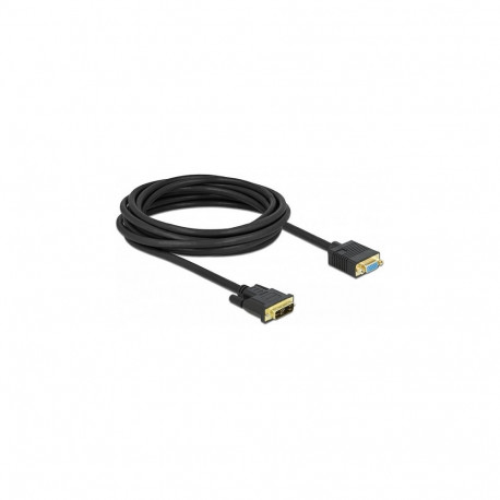 "Kabel DVI 12+5 Stecker zu VGA Buchse 5 m"