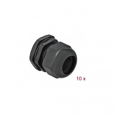 "Kabelverschraubung PG29 10 Stück schwarz"