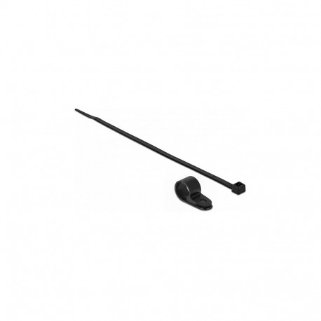 Kinnitusklamber 15,8 mm koos kaablisidemega L 350 x B 4,8, must
