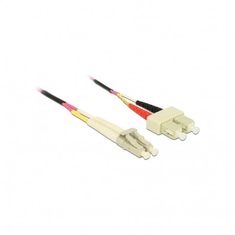 Delock LC - SC Multimode OM4 valguskaabel 0,5 m