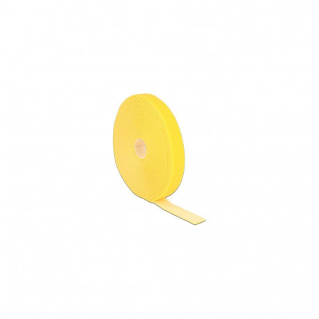 "Delock Klettband auf Rolle L 10 m x B 20 mm gelb"