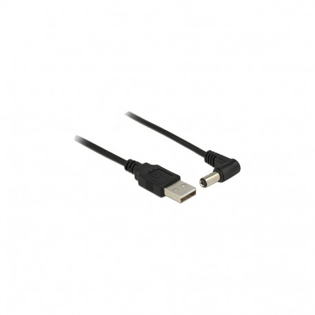 "Delock Kabel USB Power > DC 5,5 x 2,1 mm Stecker 90° 1,5 m"