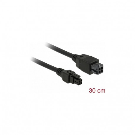Delock Micro Fit 3.0 4 Pin pikenduskaabel pistik > pesa 30 cm