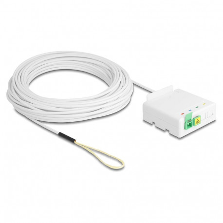 "Delock LWL Anschlussdose 2 x SC/APC Simplex mit Verlegekabel Set 20 m"