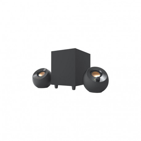 "Creative Labs Creative Pebble Plus - Lautsprechersystem - für PC - 2.1-Kanal - 8 Watt (Gesamt) Schw