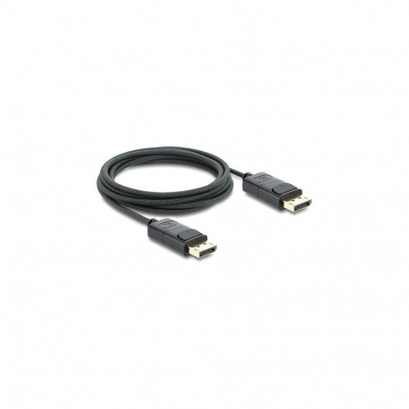 "Koaxiales DisplayPort Kabel 8K 60 Hz mit Geflechtmantel 1 m"