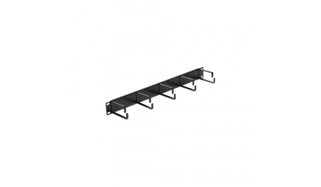 "19"" Kabelmanagement Panel schwarz"