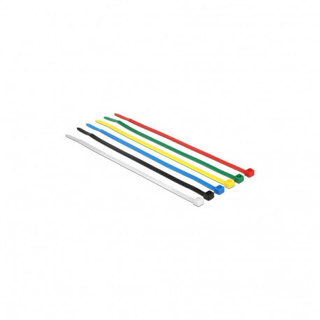 "Delock Kabelbinder farbig L 200 x B 3,6 mm 100 Stück"