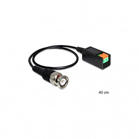 "Delock Kabel BNC Stecker > Terminalblock 2 Pin"