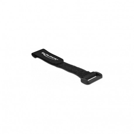 Takjakinnitusega kaablisidemed aasaga 190 x 25mm, 5tk, mustad