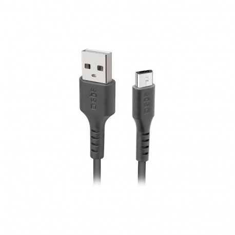 "SBS Lade-/Datenkabel USB 2.0 > Micro-USB schwarz 2,0m"