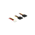 Floppy toitekaabel 4-pin pesa > 2x