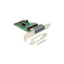 "PCI Express x1 Karte zu 6 x extern + 1 x intern USB 5 Gbps Typ-A Buchse"