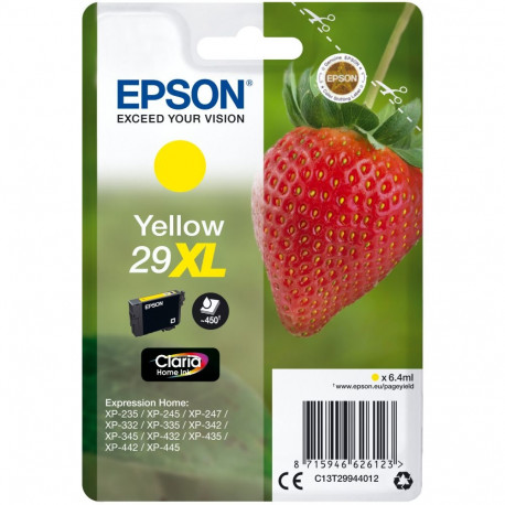 Epson tindikassett C13T29944012 29XL kollane, 6,4ml
