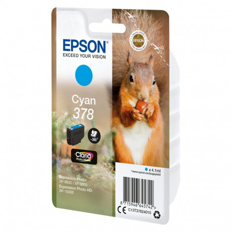 Epson 378 C13T37824010 tsüaan tint kuni 360 lehekülge