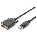 Digitus DisplayPort adapterkaabel DP -> DVI(24+1) St/St, 3m 8K