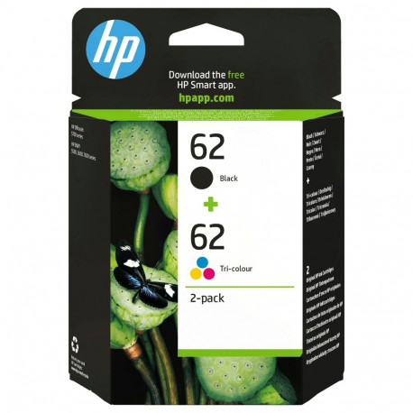 "HP Tinte 62 N9J71AE Schwarz & Color (Cyan/Magenta/Gelb)"