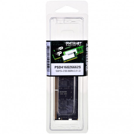 Patriot Memory PSD416G26662S memory module 16 GB DDR4 2666 MHz