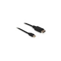 DeLOCK Adapter - miniDP - DisplayPort - 1 m - black