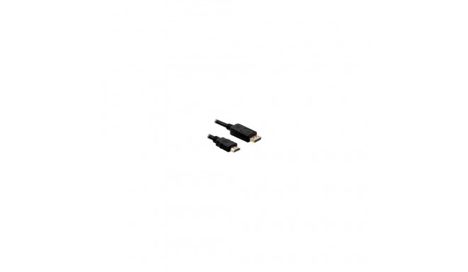 Adapterkabel DisplayPort Stecker > HDMI Stecker (schwarz, 2 Meter)