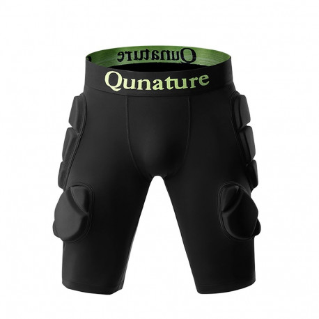 Qunature Ski Hip Protectors - Advanced XL Skis Snowboard Skates - Black