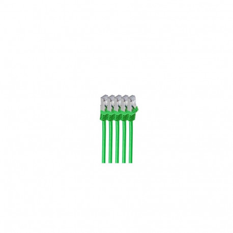 shiverpeaks BS75511-0.25G-SET5 networking cable Green 0.25 m Cat7 S/FTP (S-STP)