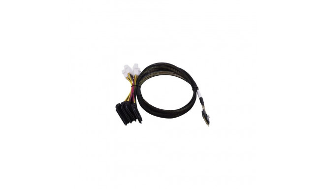 Microchip Technology 2305300-R Serial Attached SCSI (SAS) cable 0.8 m Black, Multicolour
