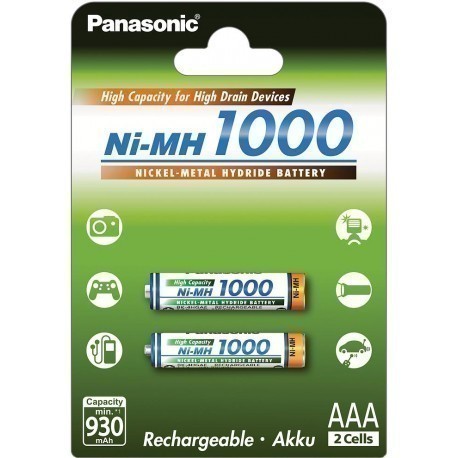 Panasonic aku NiMh 1000mAh AAA/2B