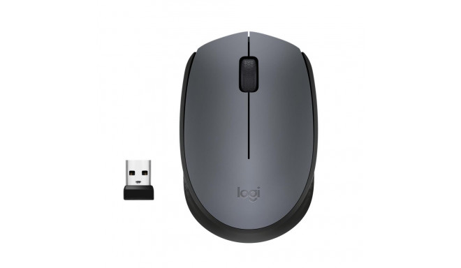 MOUSE USB OPTICAL WRL M170/GREY 910-004642 LOGITECH