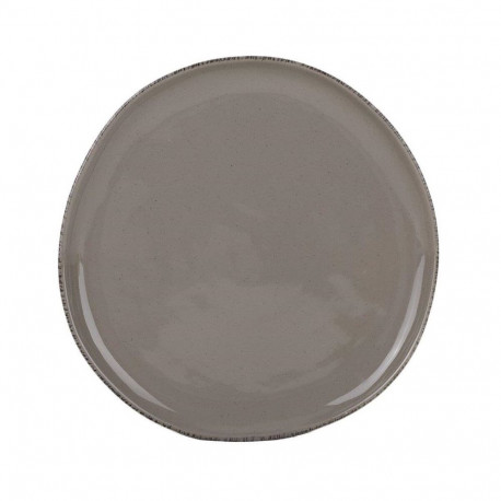 DINNER PLATE DARK BROWN 26.8CM