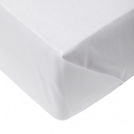 FLAT SHEET COTTON 240X260CM WHITE