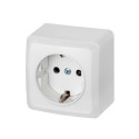 SCHUKO pinnapesa valge