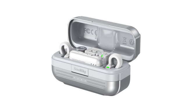SmallRig 5716 S70 Wireless Microphone with Multi-Device Compatibility (White)