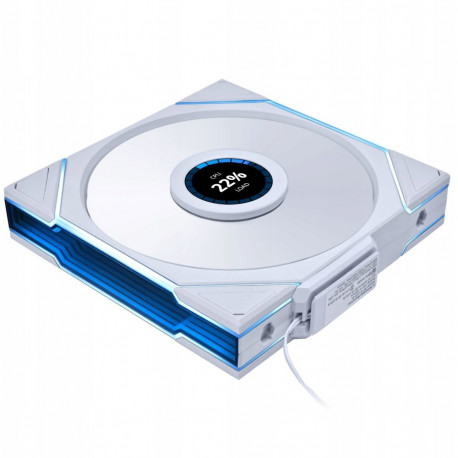Lian Li UNI FAN TL Wireless LCD 140 Reverse Blade Fan White (14RTLLCD1W1W)