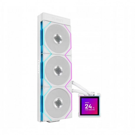 Lian Li vesijahuti HydroShift II LCD-ekraan RGB 360mm, valge