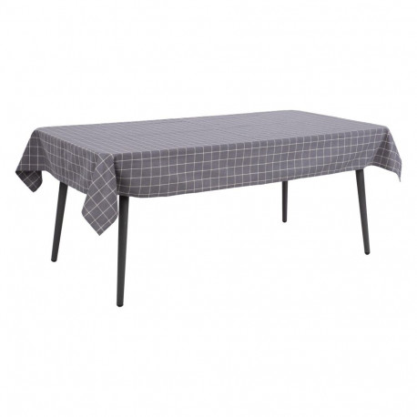 Table mat LINEN 136x220cm, gray square