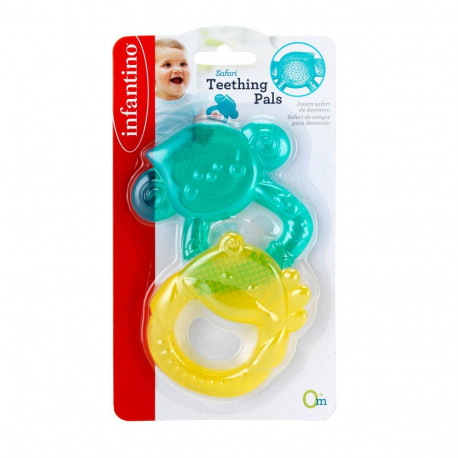 INFANTINO Safari teething pals (set of 2)
