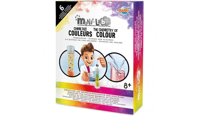 Experiment kit, The Chemistry of Colour, Buki Mini Lab