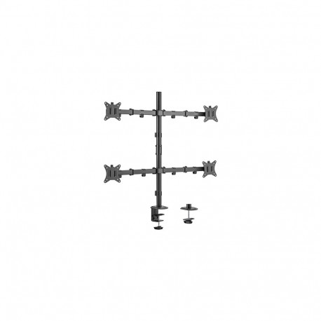 Quad-Monitor 17"-32" Desk Mount