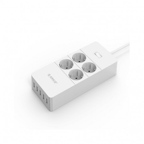 Grounded extension cord ORICO USB HPC-4A5U-V1-EU-WH