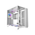Darkflash TH285 computer case (white) + 4 fans